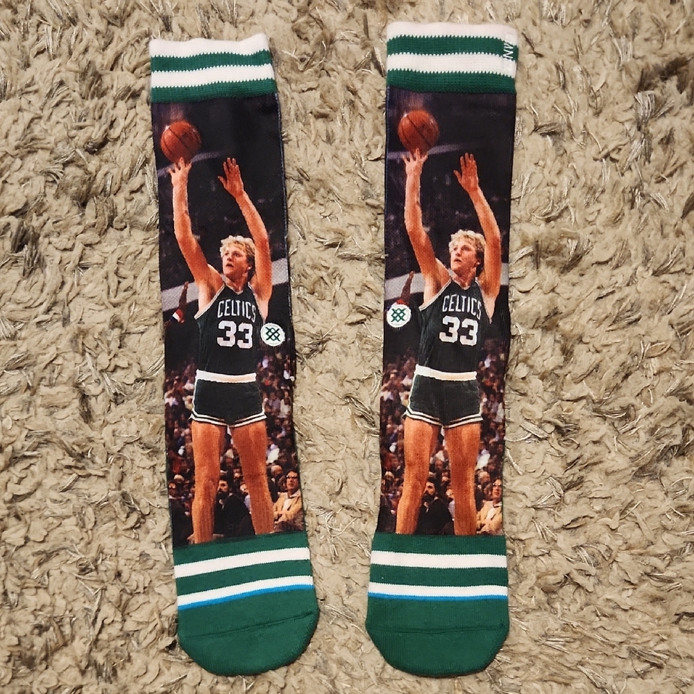 Boston Celtics Larry Bird Socks